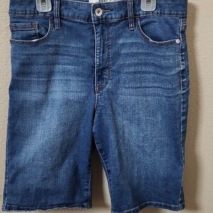 Anne Klein bermuda shorts size 6 blue